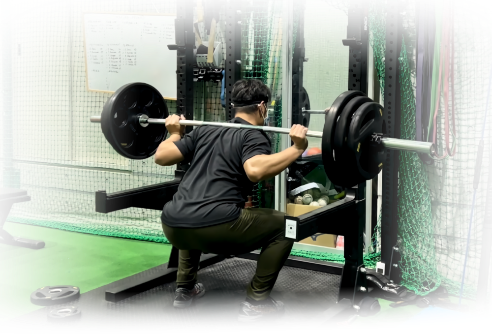 筋トレの練習風景