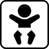 子供連れのピクトグラム