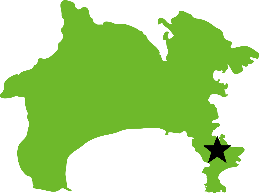 温泉地の所在地の地図