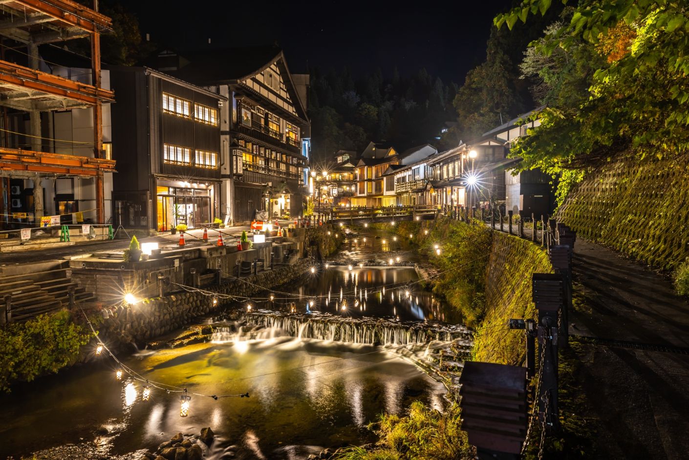 林温泉の風景写真